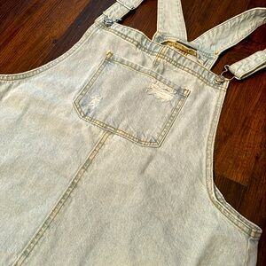 Overall Denim Dress
